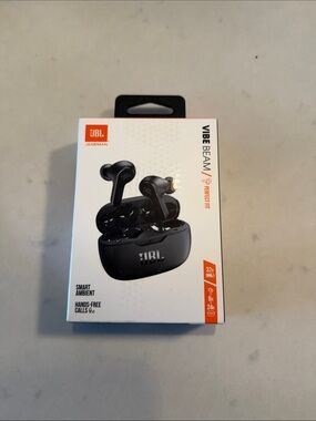 NWT JBL Vibe Beam True Wireless Earbuds - Black